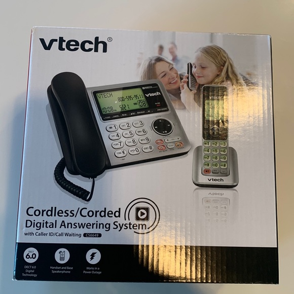 vtech Other Vtech Cordlesscorded Digital Answering System Caller